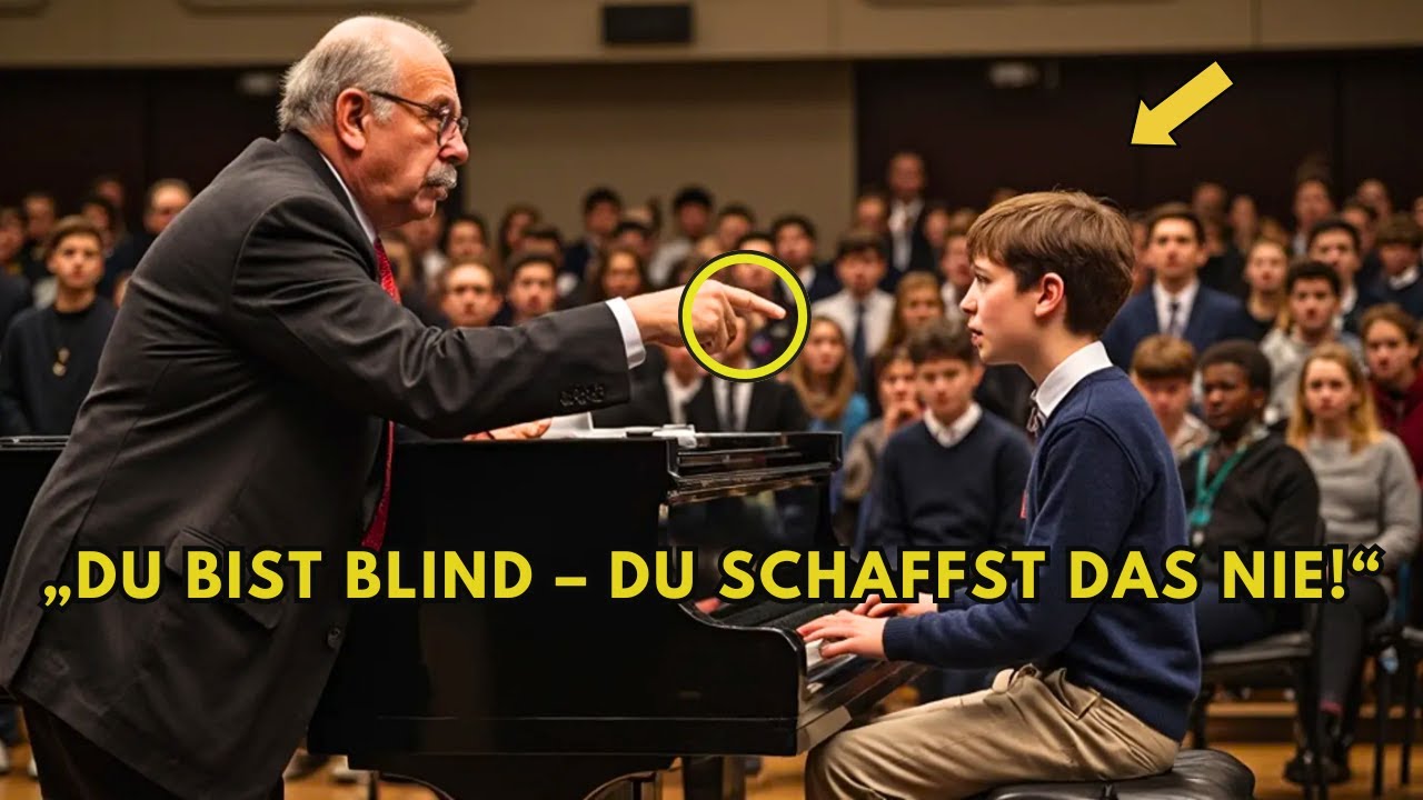 Direktor zwingt blinden Schüler ans Klavier – doch dann spielt ein Genie
