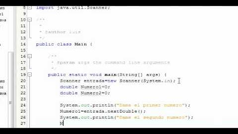 NetBeans 6.8 Programacion en Java Operaciones con dos numeros