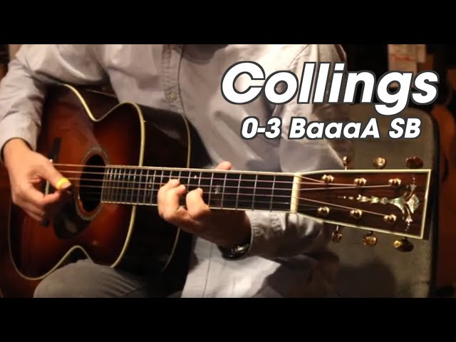 Collings 0-2H German Spruce Madagascar Rosewood Demo by 古川忠義