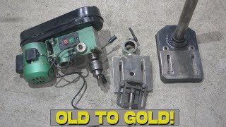 Drill Press 1992. Restoration (INTERKRENN made in Germany) (ASMR)