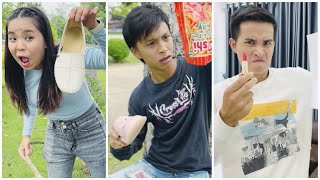 Prank girl and funny friends new videos Linh Nhi Family 👧🏻🤣👠 #shorts tiktok