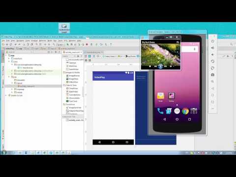 Androd Studio - How to Start ? Lesson 2_4: How to Play Video in App