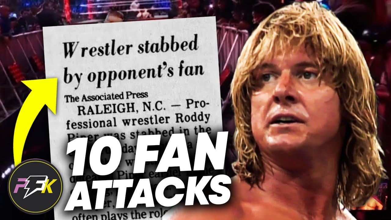 10 Wrestlers Who Were Almost KILLED By Fans   PartsFUNknown
