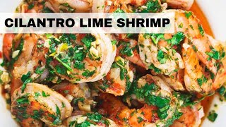 Cilantro Lime Shrimp Recipe | Easy Shrimp Recipe (Ready in 20 Minutes)