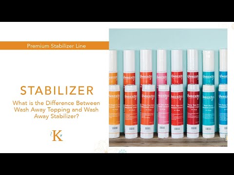 Stabilizing 101 - Overview of Wash Away Stabilizers for Sewing & Machine  Embroidery 
