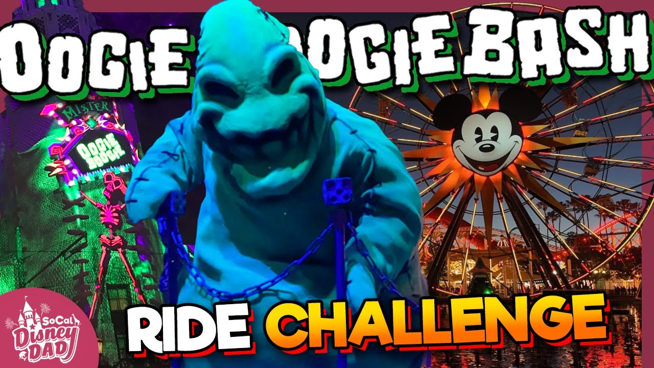 Can You Ride EVERY RIDE at DCA During Oogie Boogie Bash?