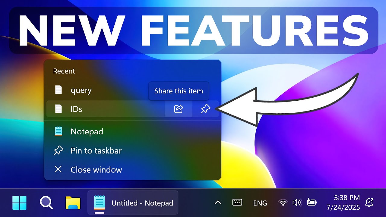 How to Enable All New Features from the Biggest Windows 11 24H2 July ...
