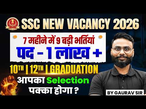 SSC New Vacancy 2026 | SSC Calendar 2026 Updates | SSC Upcoming Vacancy 2026 | Testbook