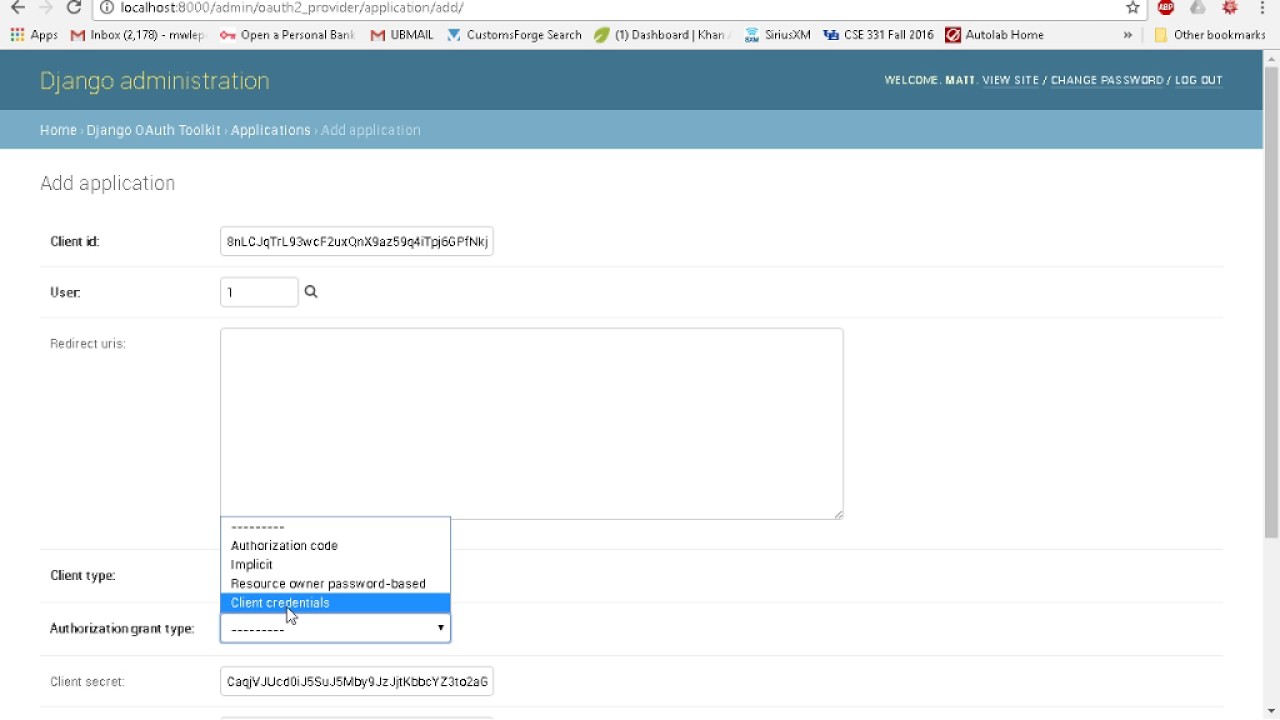 Django rest-framework Social Oauth2 - Basic Tutorial - YouTube