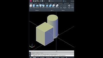 HOW TO UNION 3D OBJECTS IN AUTOCAD #autocad #drawing #autocad2d #drawingtutorial #cad