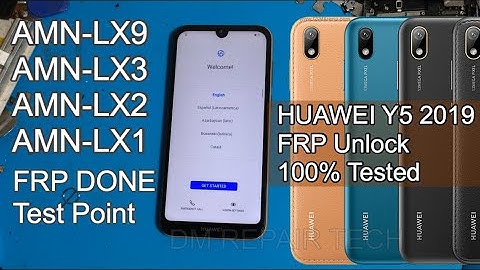HUAWEI Y5 2019 FRP Bypass/Google Account Remove | Huawei FRP Bypass AMN-LX9/AMN-LX1/AMN-LX2/AMN-LX3
