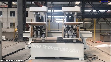 CNC ROUTER: Tripple spindles  double/ twin working table  CNC Router Machine