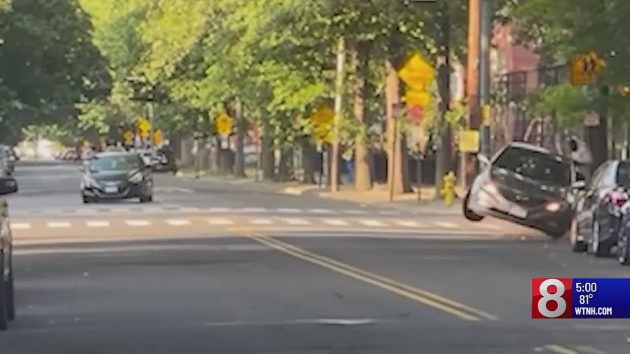Video captures reckless driving in New Haven - YouTube