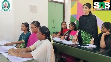 Dr.P.Aruna Devi|Assistant Professor|SNS Institutions|Lecture Video|DT Based class on HCI|Design