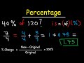 Percentage Word Problems