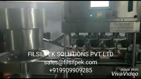 High Speed #linear cap #sealing machine , #capsealing, #capping - Filsilpek - 919054294961