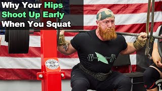 Why Your Hips Shoot Up Early When You Squat