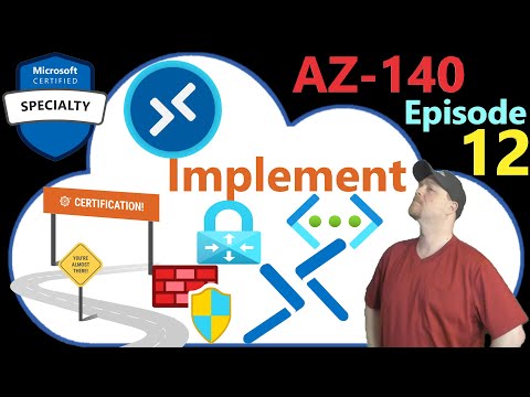AZ-140 ep12 | Implement AVD Network