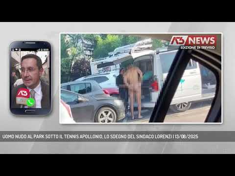 UOMO NUDO AL PARK SOTTO IL TENNIS APOLLONIO, LO SDEGNO DEL SINDACO LORENZI | 13/08/2025
