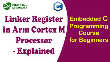 Linker Register in Arm Cortex M