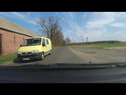 Driving in Poland - Nowy Tomyśl - small beutifull city