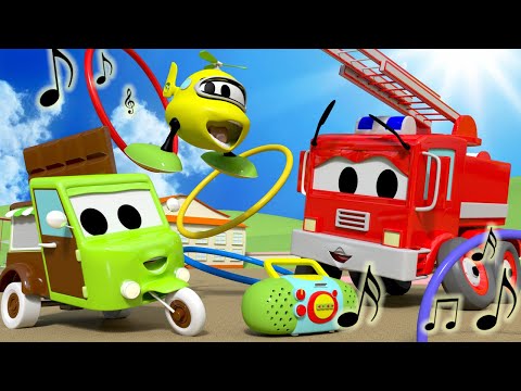 Die Kleinen Autos In Car City Die Farbenschlacht Lastwagen Zeichentrickfilme Fur Kinder Youtube