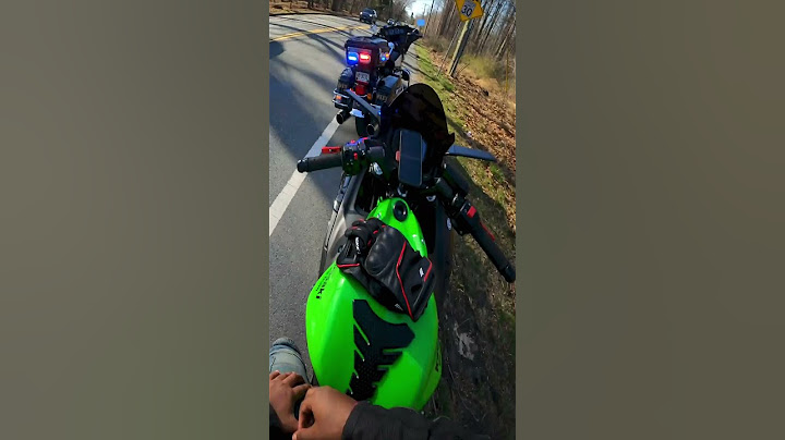Moto cop kept finding things wrong with the bikes 😐 part 2 @NinjaNeb75