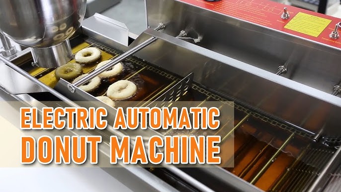 Fully Automatic Mini Mochi Maker Frying Vending Filling Glazing Donut  Making Machine Industrial Donut Making Fryer