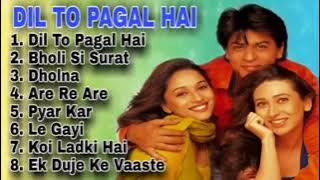 Lagu India Lawas Dil To Pagal Hai Full Album || Lagu India Sharukh Khan