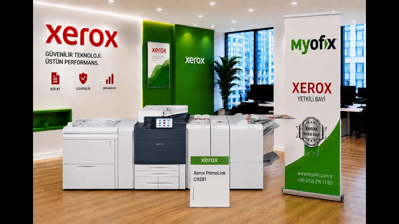 Xerox PrimeLink C9281 | 81 ppm Renkli Amiral Gemisi Üretim Baskı