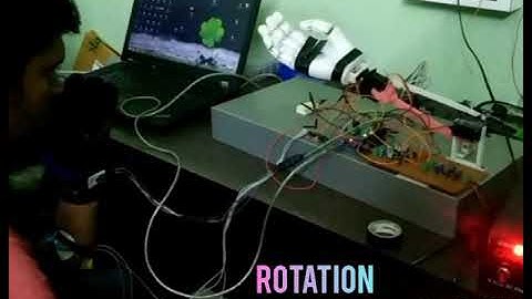 DESIGN AND DEVELOPMENT OF EMG BASED PROSTHETIC ARM #biomedical #engineering #prosthetics #project