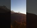 Sunrise from PoonHill (3210m) with Panorama View #Fishtail #Annapurna  #Dhaulagiri #Mountains #Nepal