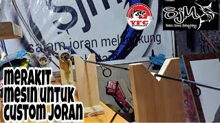 membuat mesin rod dryer (mesin untuk lem joran) || membuat joran pancing sendiri