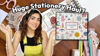 a Huge Stationery Haul 🍓| Aesthetic Journal with me✨🫰🏼