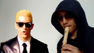 Rap God on recorder @PsychoPenG