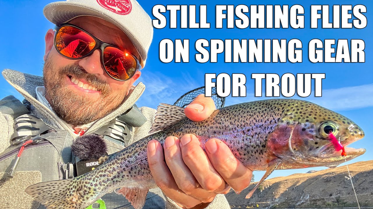 Still Fishing Flies for Trout on Spinning Gear 