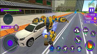 Multiple Transform Robot Game 2021 - Giraffe Car Crane Robot Transformation #2 - Android Gameplay screenshot 3