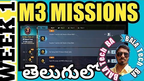 C1S2 M3 WEEK 1 MISSIONES [Telugu]