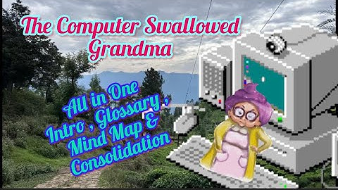 The Computer Swallowed Grandma 7th English Term 1 Intro Activity, Glossary, Mind Map & Consolidation