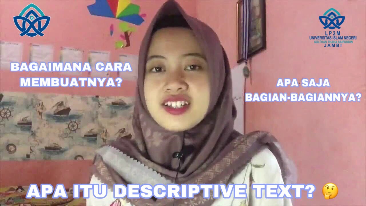 Apa itu descriptive text kkn dr uin sts jambi v2 youtube