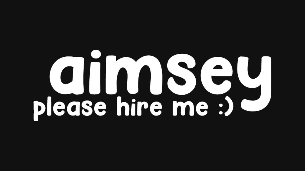 my application to become aimsey's editor! :D (s c u f f e d)