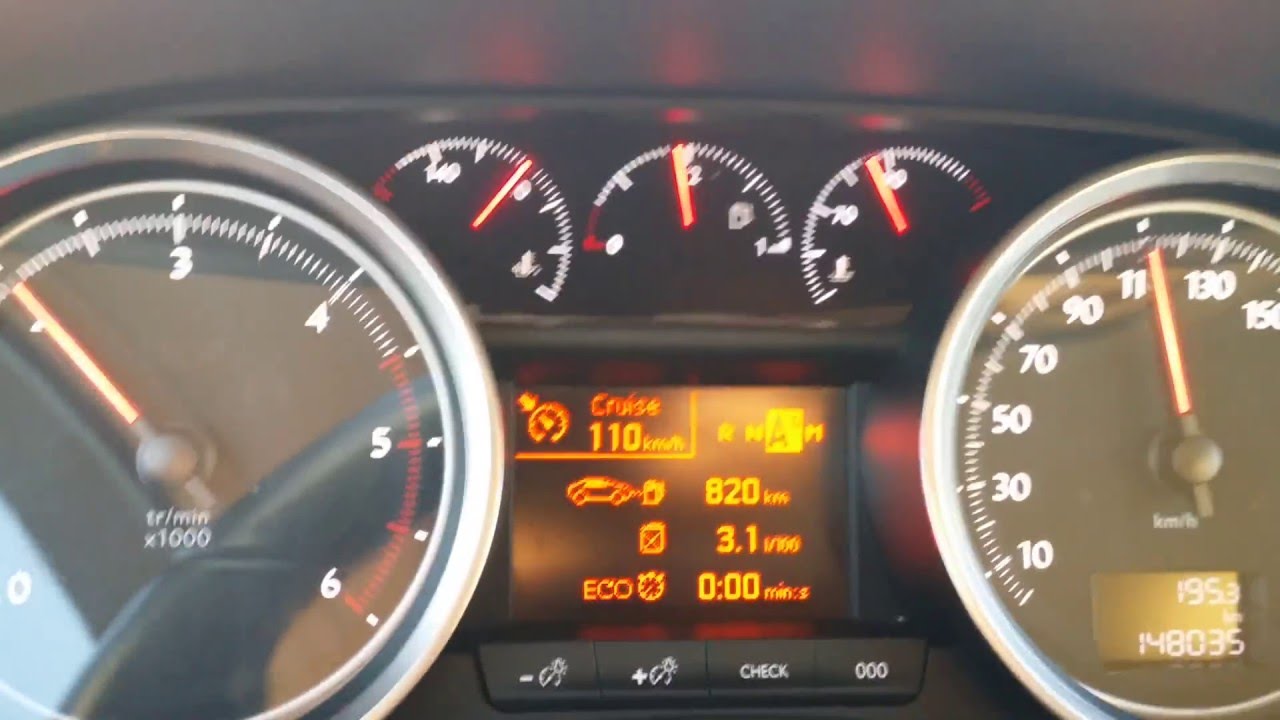 Peugeot 508 (2011) 1.6 eHDI fuel consumption 110Km/h 3l/100 KM YouTube