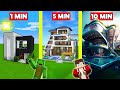 MODERN HOUSE Build Battle In Minecraft - NOOB VS PRO CHALLENGE - Maizen Mizen Mazien Parody