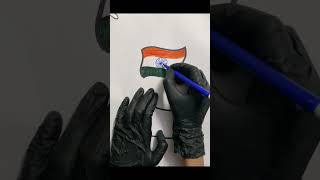 India💖Finland flag drawing 🇮🇳🇫🇮 | #drawing #art #flag #india | #shorts