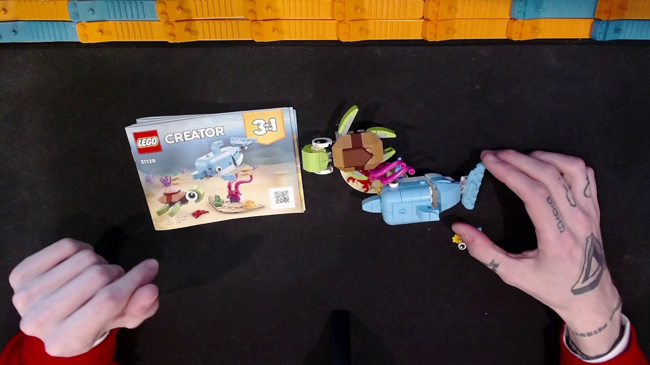 LEGO Creator 3 in 1 Dolphin and Turtle 31128 review. Fine models ...