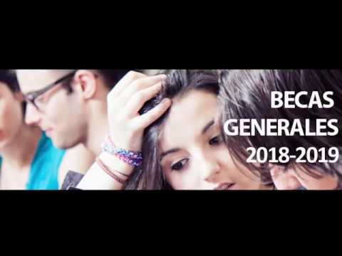 BECAS GENERALES 2018-2019. Estudios Universitarios. Cómo acceder al formulario.