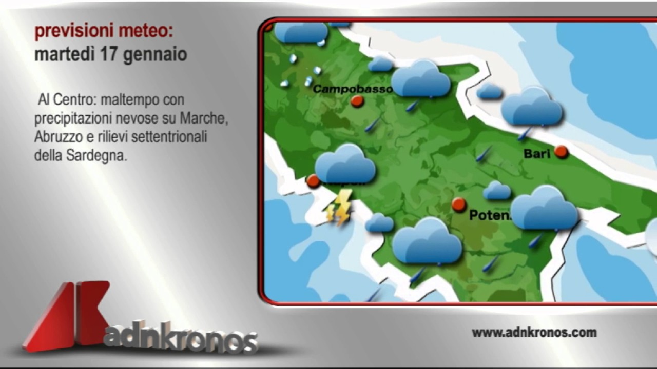 il-meteo-di-domani-17-gennaio-youtube