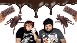 😨 EATING A CHOCOLATE COVERED SPIDER! 😰