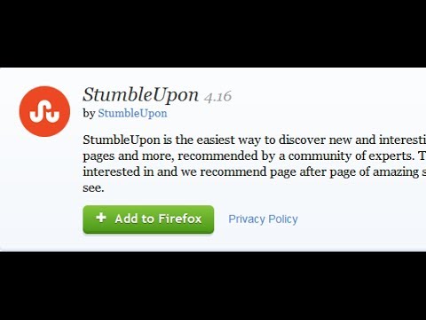How To The StumbleUpon Toolbar Voor Firefox