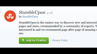 Cara Menambahkan Toolbar StumbleUpon ke Firefox screenshot 3